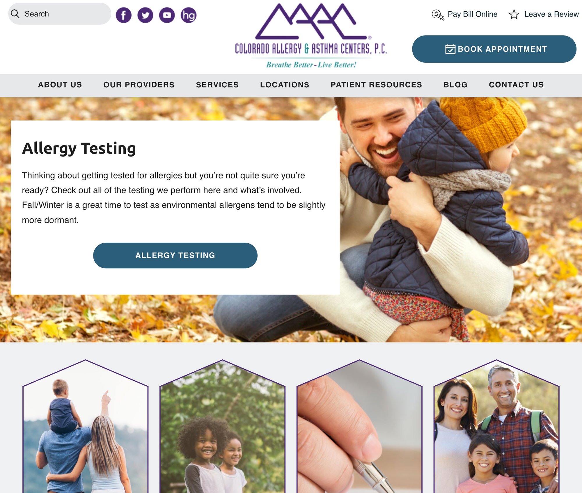 Colorado Asthma & Allergy Centers Homepage