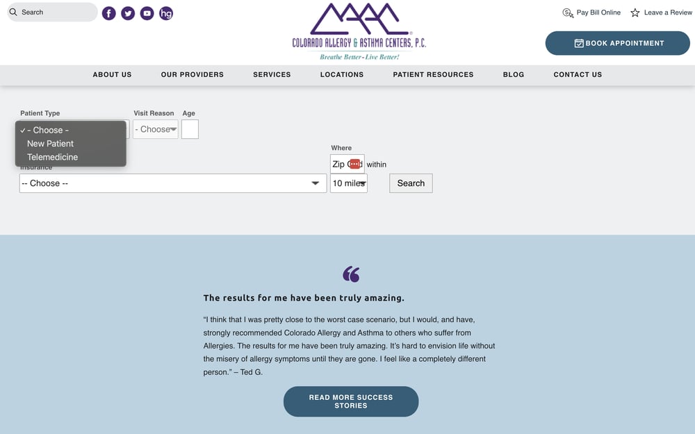 Colorado Asthma & Allergy Centers OLS 2