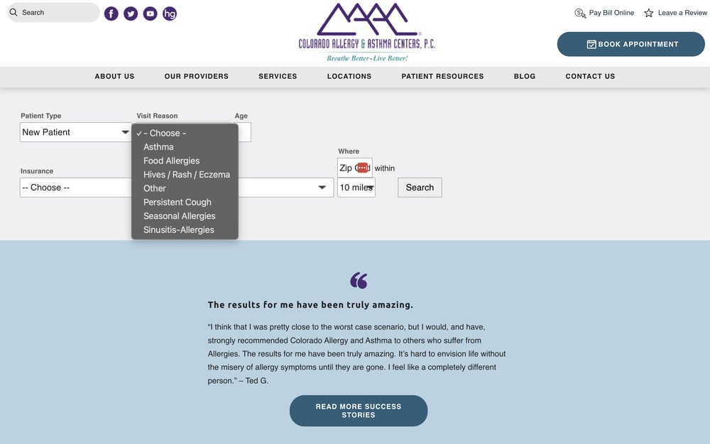 Colorado Asthma & Allergy Centers OLS 3