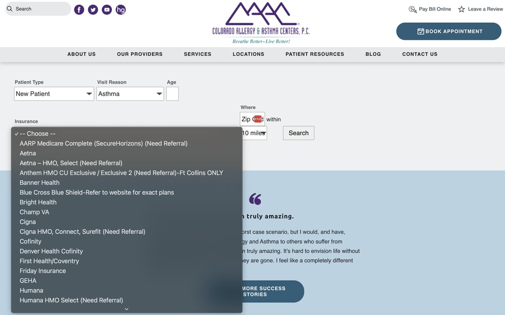 Colorado Asthma & Allergy Centers OLS 4