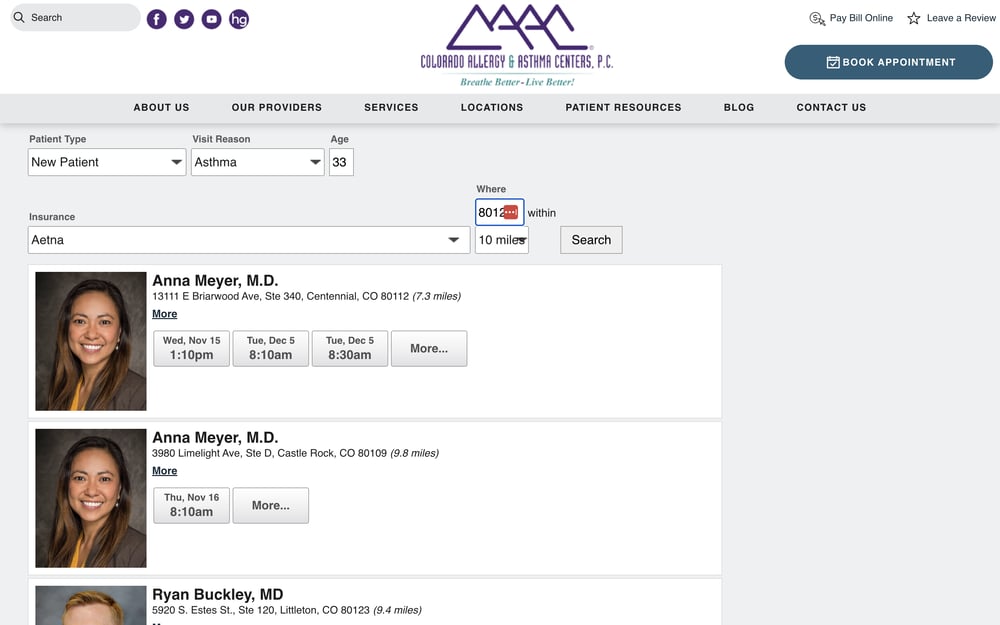 Colorado Asthma & Allergy Centers OLS 5