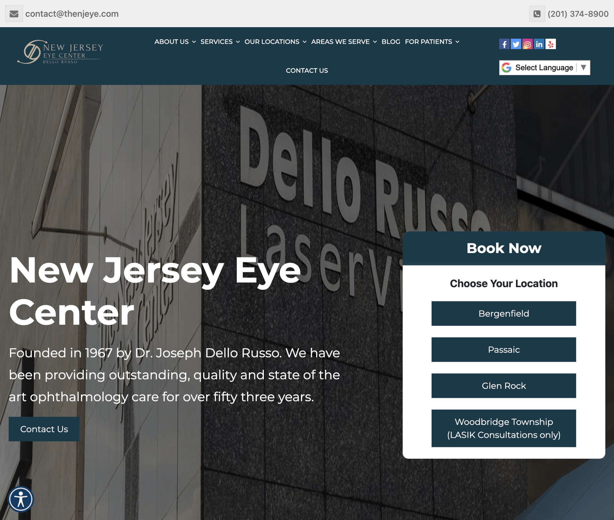 NJ Eye Center Homepage