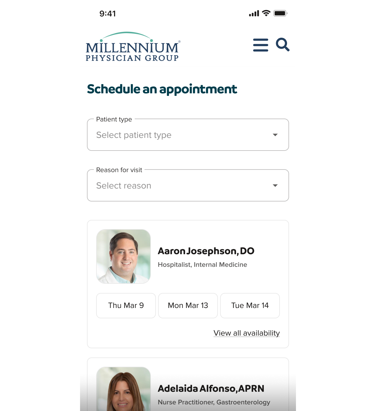 Millennium Physician Group_Hero_V1