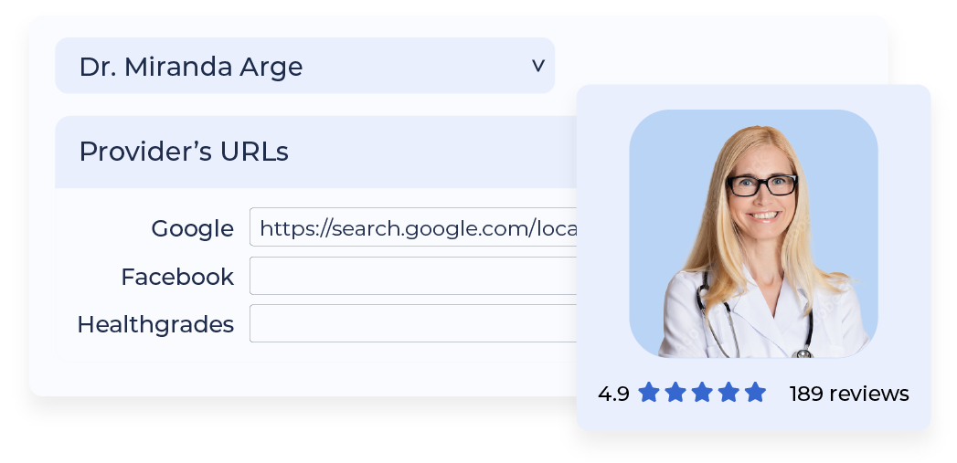Provider-Specific Review URLs