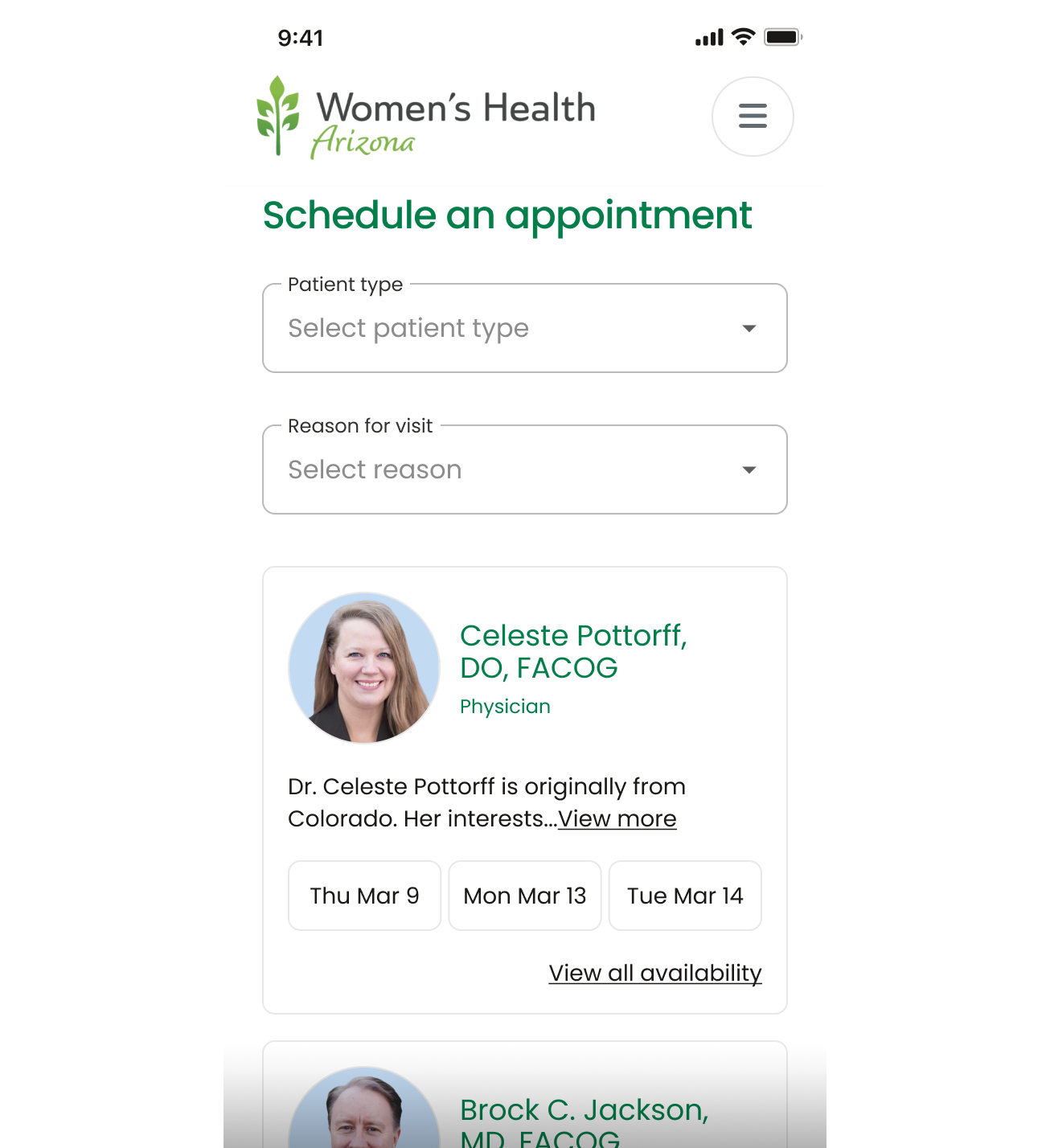 Women’s Health Arizona_Hero_V1